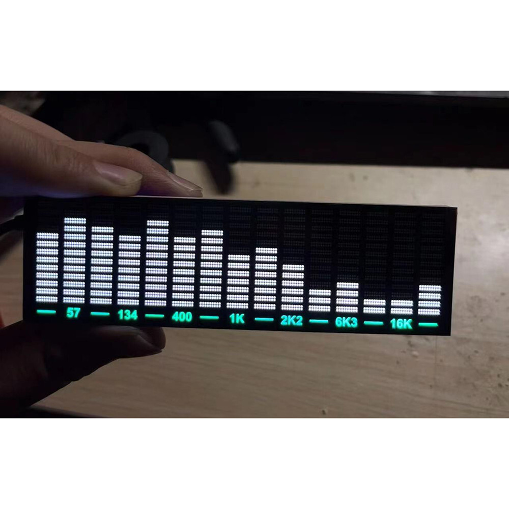 15-segment Spectrum Display LED Sound-controlled Audio Level Indicator VU Meter