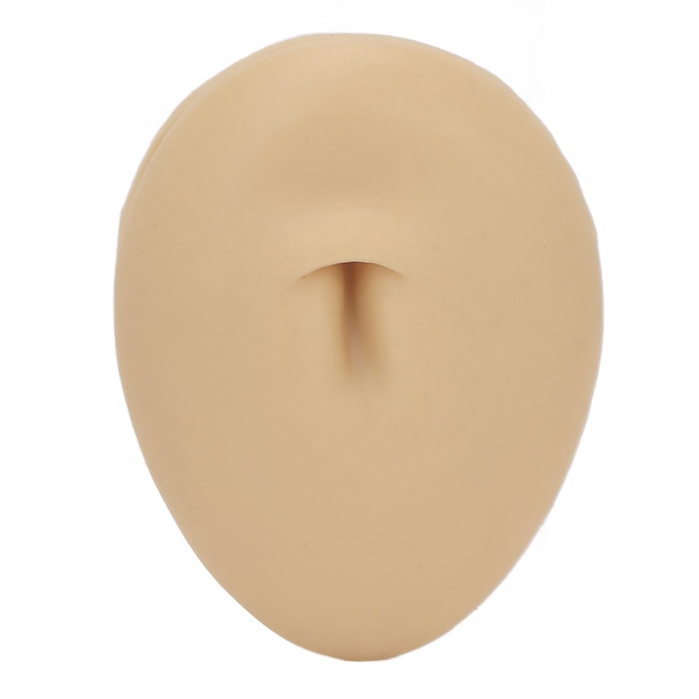 Silicone Navel Model For Piercing Practice Soft Human Belly Button Model New