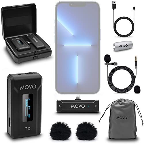 WMX-2-L Wireless Microphone for iPhone with Charging Case - 1 Transmitter