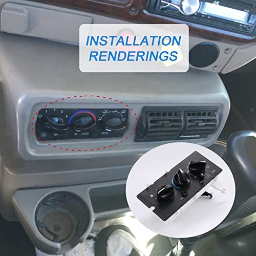 A/C Control Panel Climate Control Module Replacement for Mack Ch613 cv713 2001