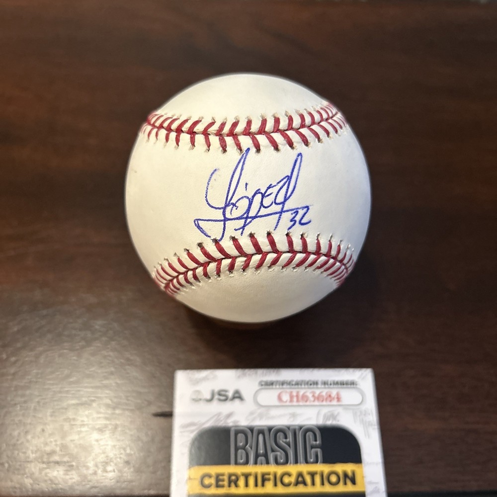 Yoan Lopez Signed NEW ROMLB Baseball. JSA