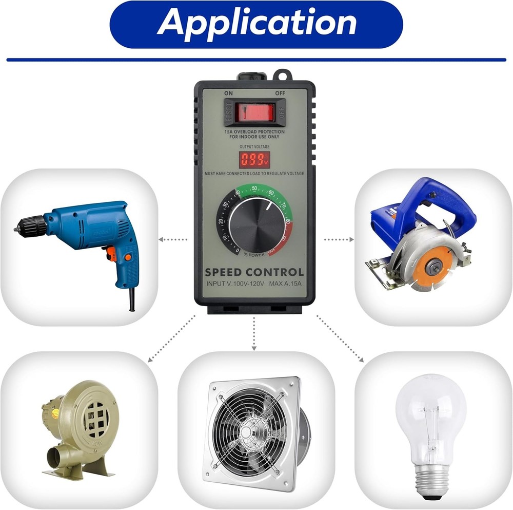 Variable DC Motor Speed Controller – PWM Electronic Motor Control