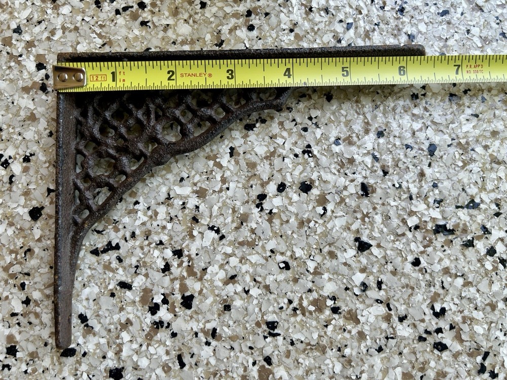 Cast Iron Brackets, Pair