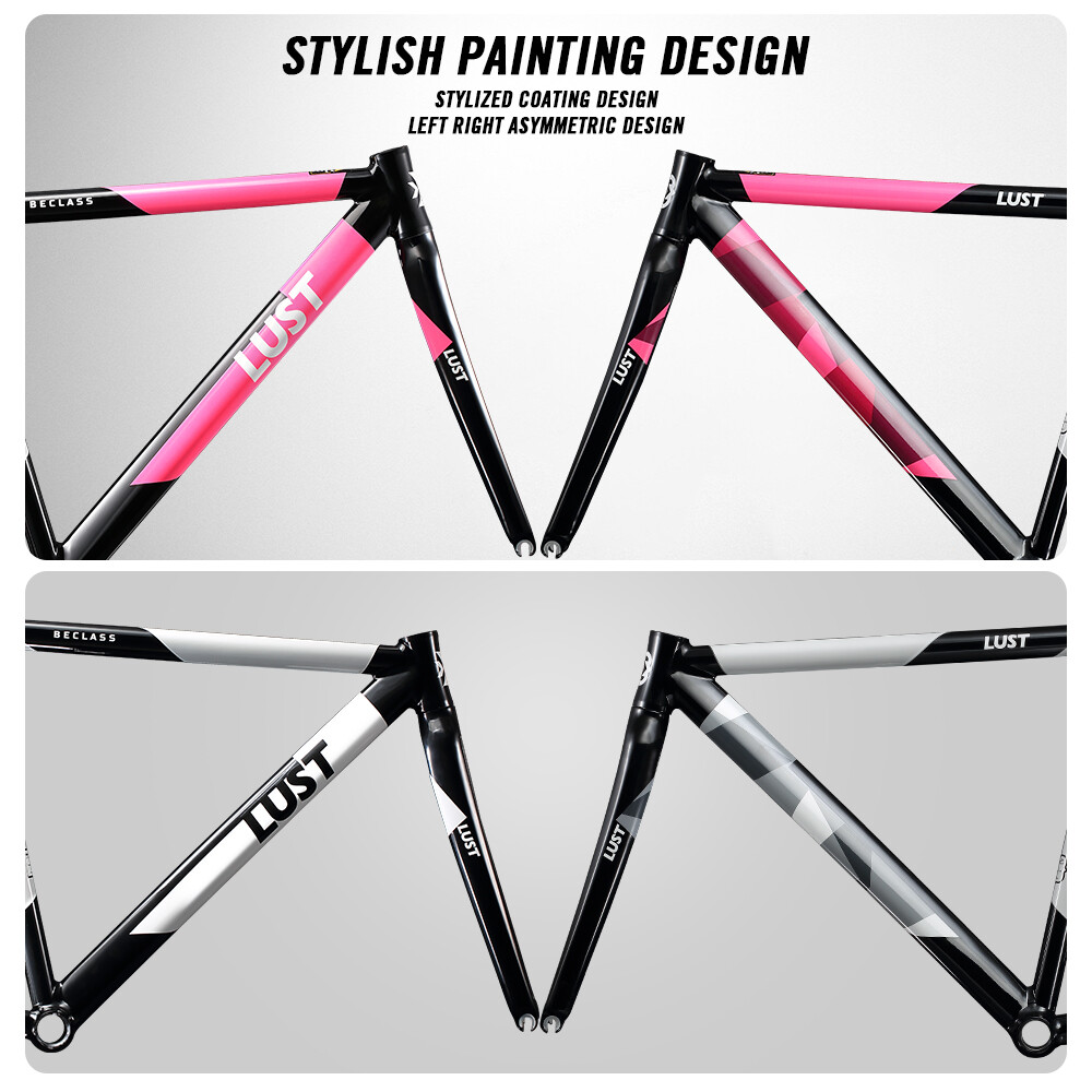 Fixed Gear Frameset Extra Light Track/single Speed Road Bike Frame Carbon Fork