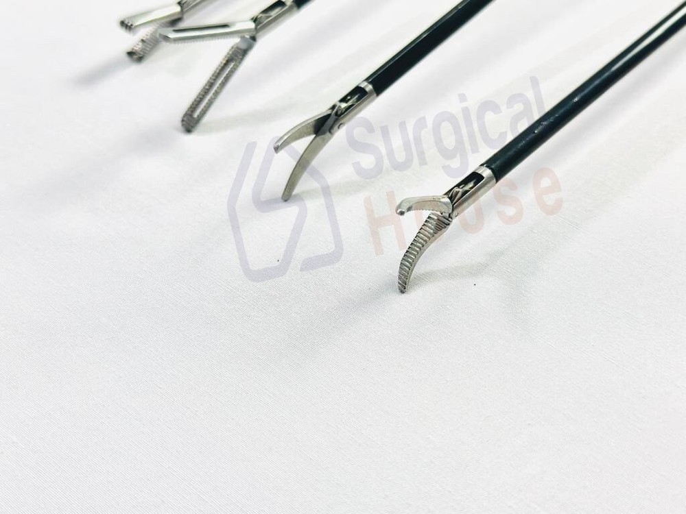 SILS Single Laparoscopic Incision Port Grasper Forceps Instruments Set 6Pc 5MM