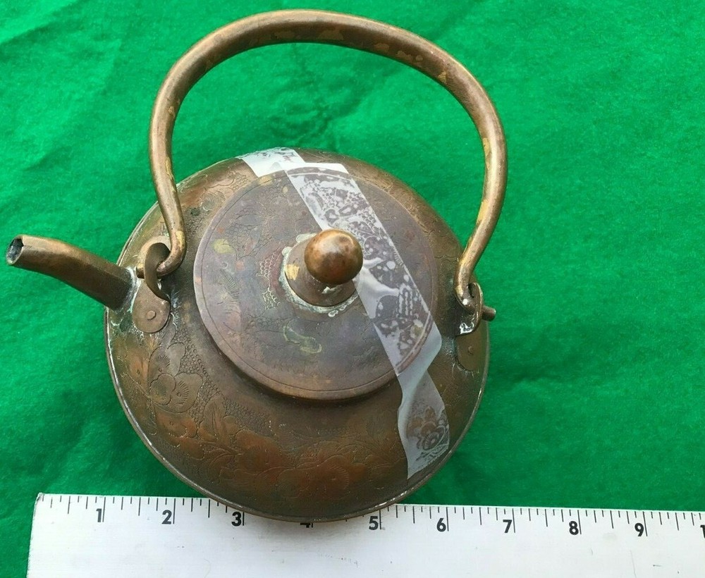 Vintage Cooper Teapot CHINA ETCHED TEA POT