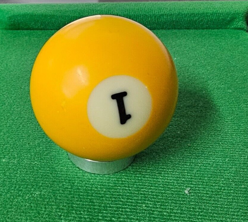 VTG Replacement Billiard Pool Ball 2 1/4" Diameter Standard # 1 Solid Yellow**
