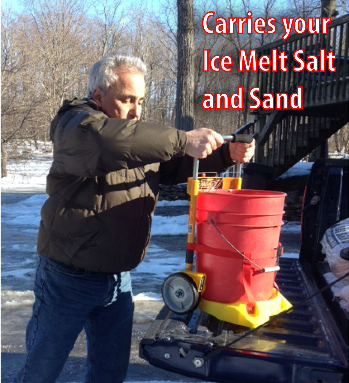 Bucket Buggy Rolling Cart, 5 - 7 Gallon Buckets, Paint, Tools (bucket not incl.)