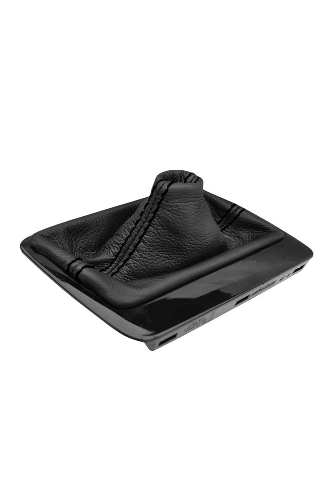 For Chevy Corvette C7 2014 2015 2016 2017 Black Leather Auto Shift Boot Cover
