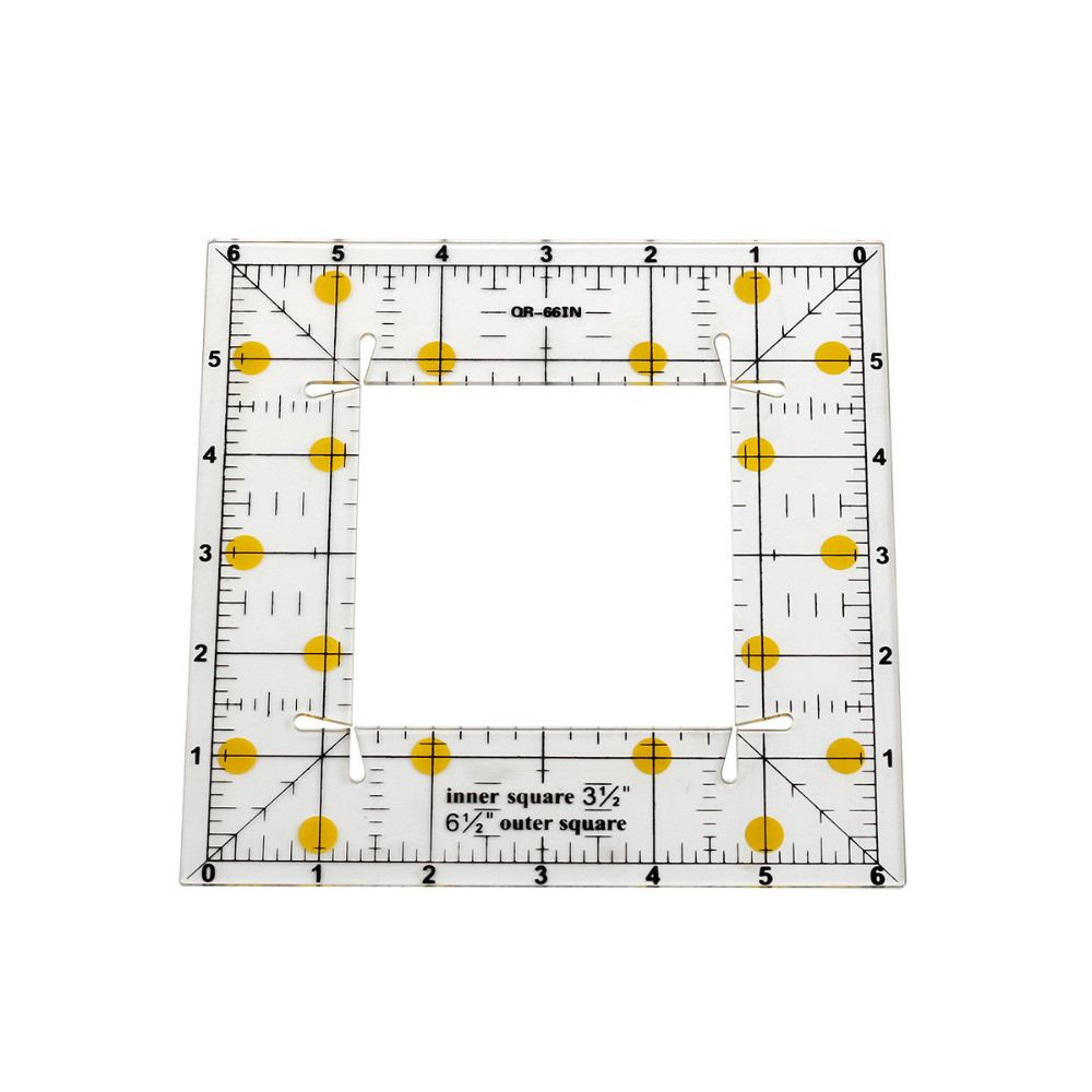 Square Patchwork Ruler Acrylic Sewing Quilting Ruler Templates Tool Square inch
