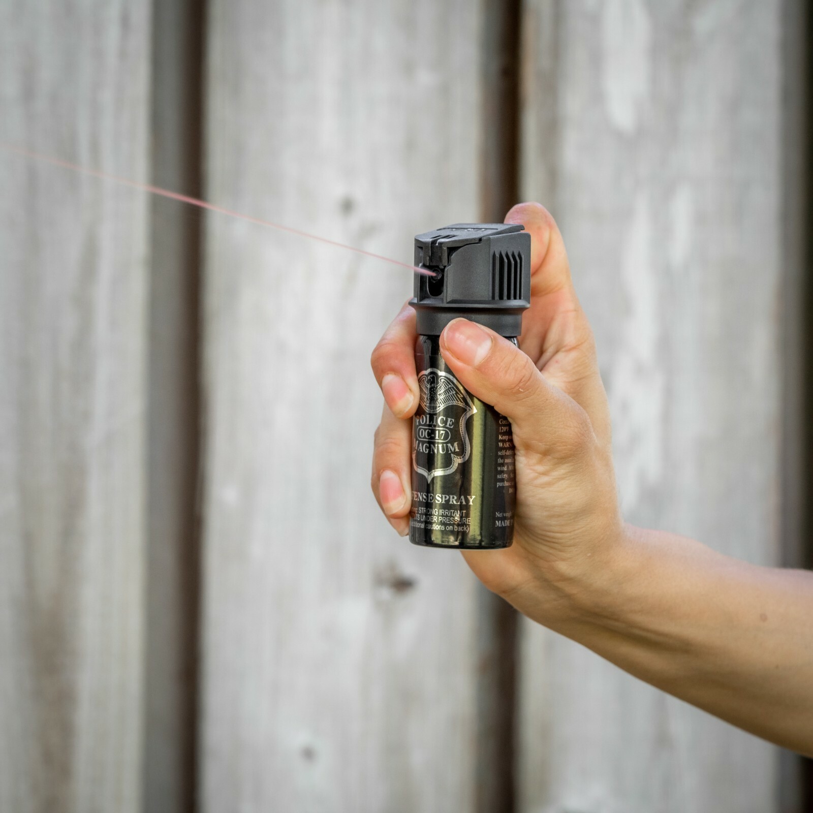 3 POLICE MAGNUM Pepper Spray 2oz Stream FlipTop Self Defense Security Protection