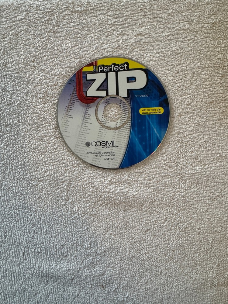Perfect Zip - (PC 2004 Cosmi) CD ONLY!!!