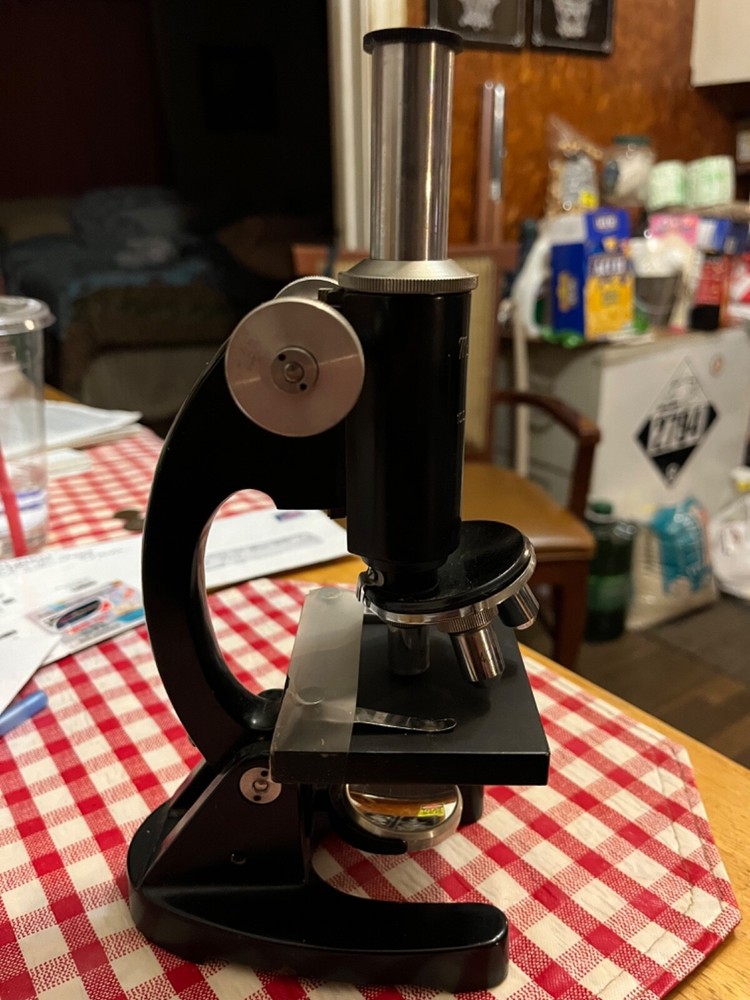 Monolux vintage 100X to 900X microscope