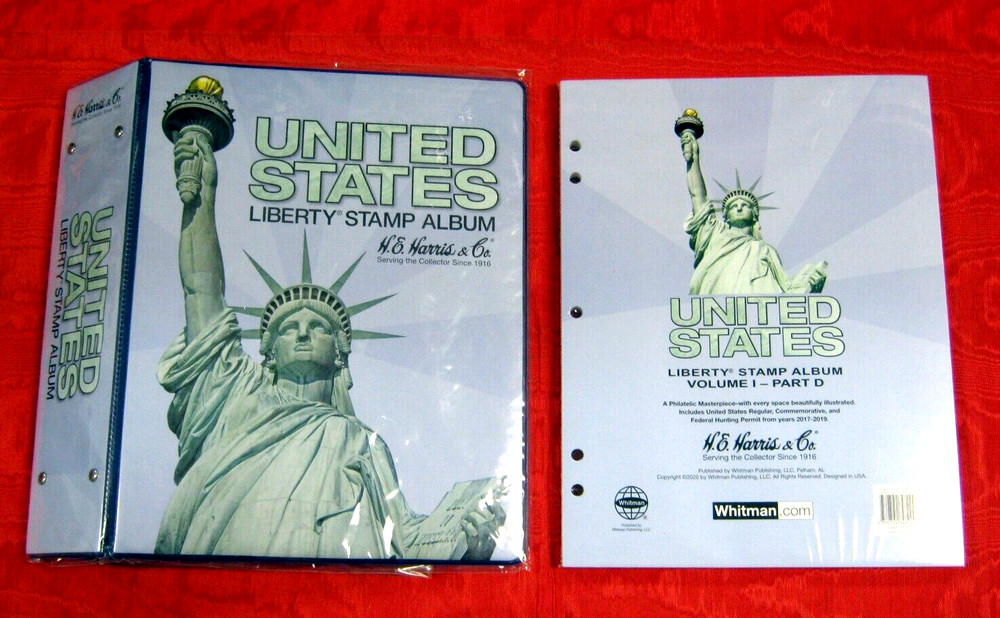 HE HARRIS USA LIBERTY STAMP ALBUM VOLUME 1 PART D 2017-2022  BINDER & PAGES