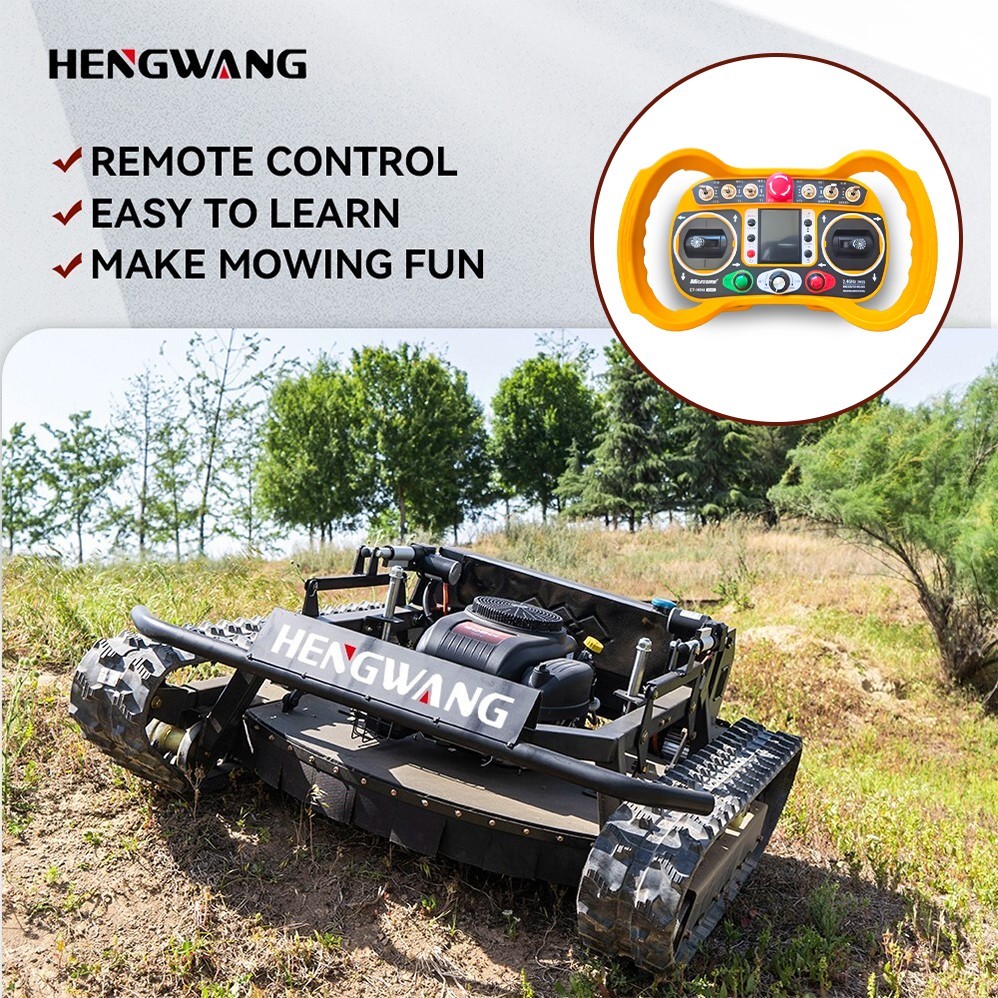 Robot lawn mower sale！22HP Remote Control Lawn Mower 65° Climbing Free shipping