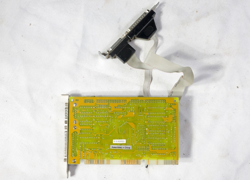 Vintage Generic IDE floppy game serial parallel adapter ISAC10