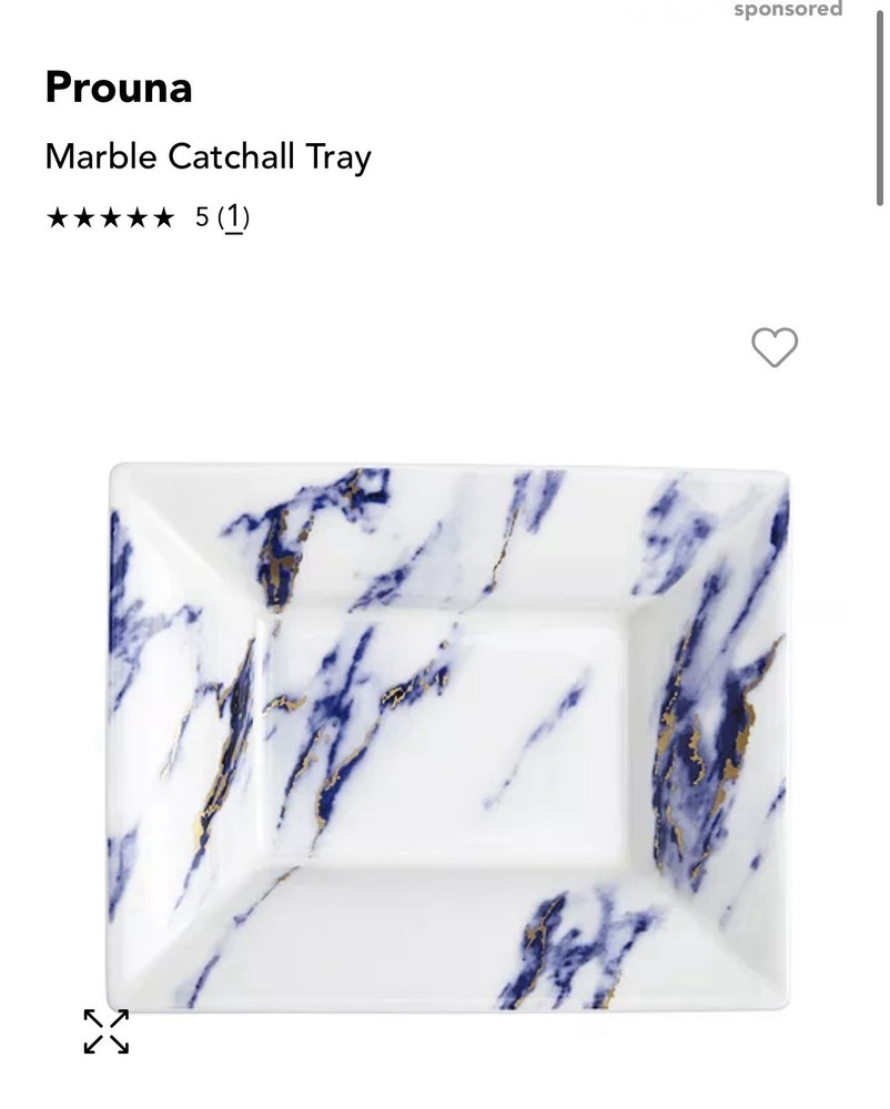 Prouna Marble Catch All Tray