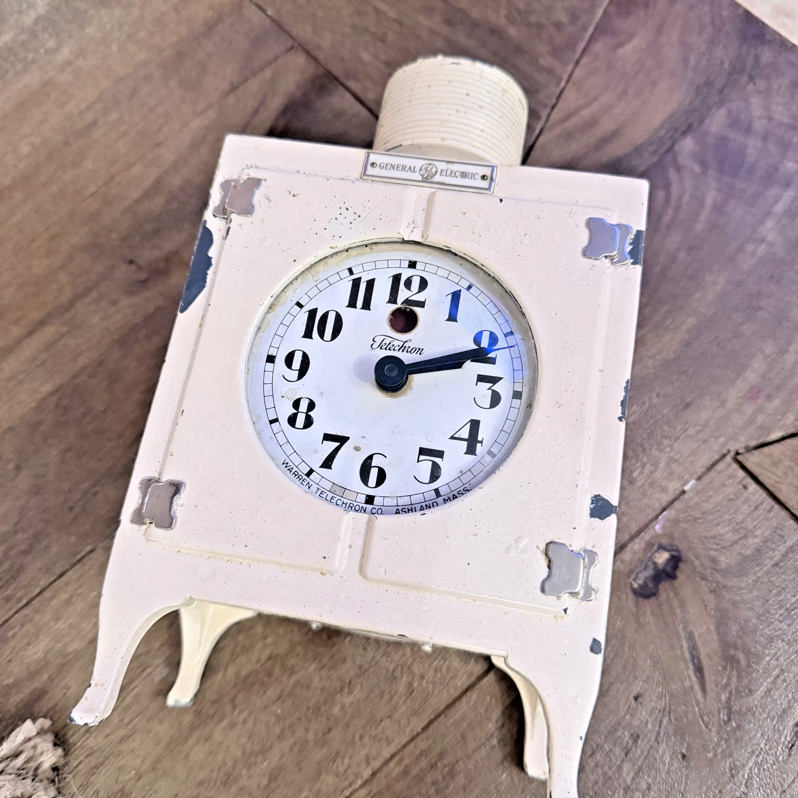 Vintage Telechron General Electric Rare Refrigerator Clock
