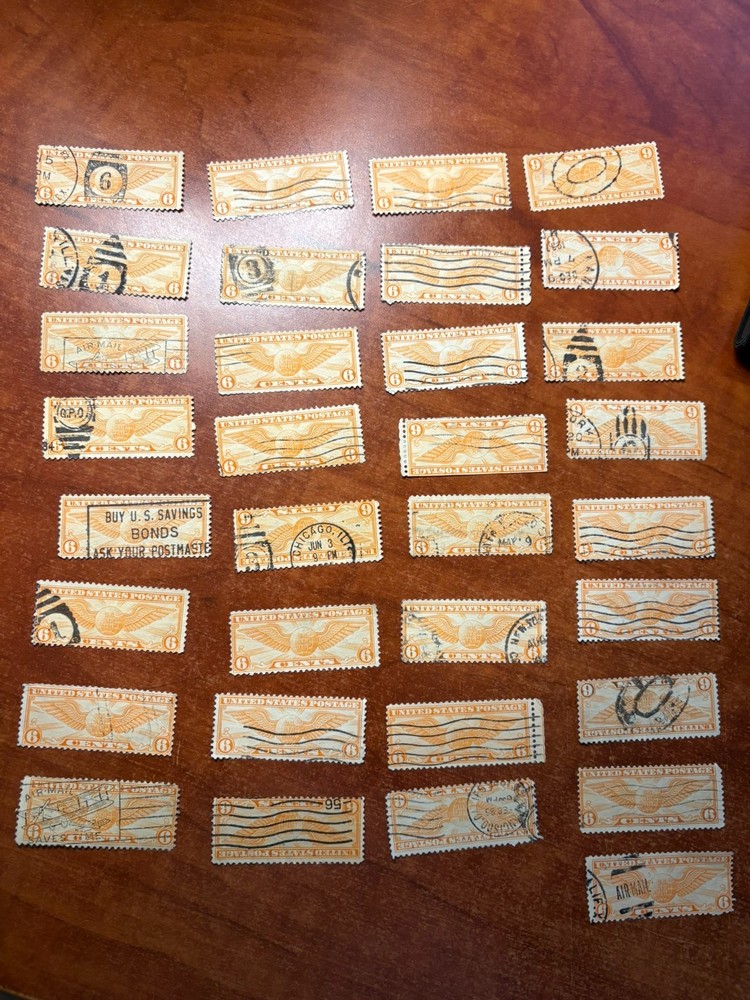 US Scott #C19 - Winged Globe 6 Cent Used - 101