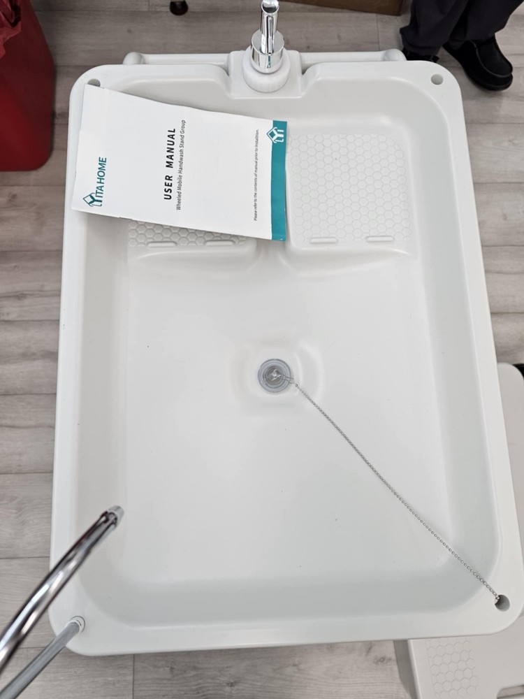 Wheeled Mobile Handwash stand