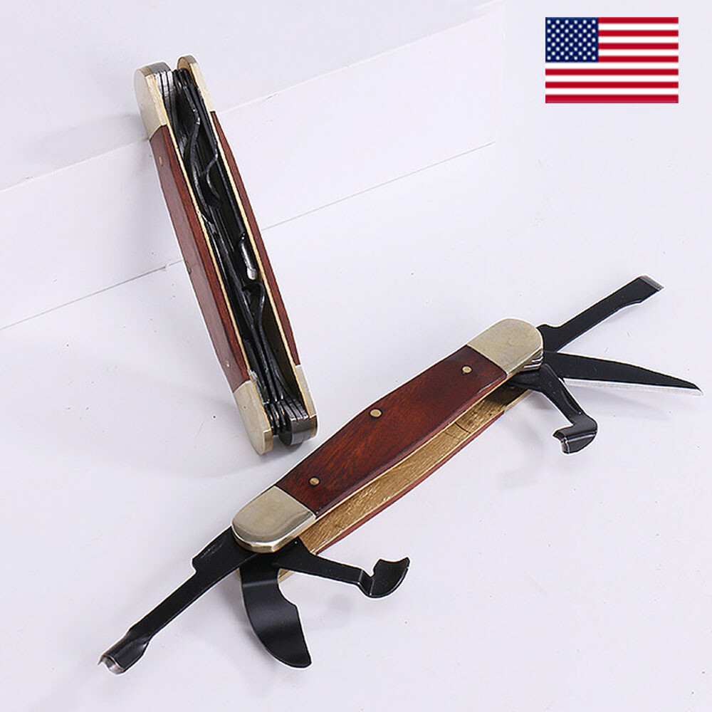 6-IN-1 Folding Cutter Carving Knife Tool Portable Handed Carving for Woodworking