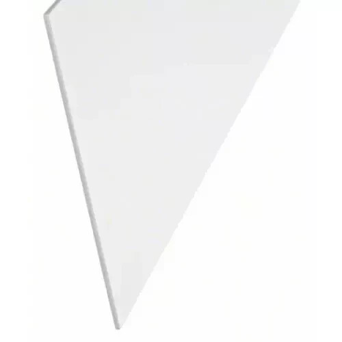 1/16 Inch Thick UHMW Plastic Sheet 24" Length x 12 in Width Off-White Opaque NEW