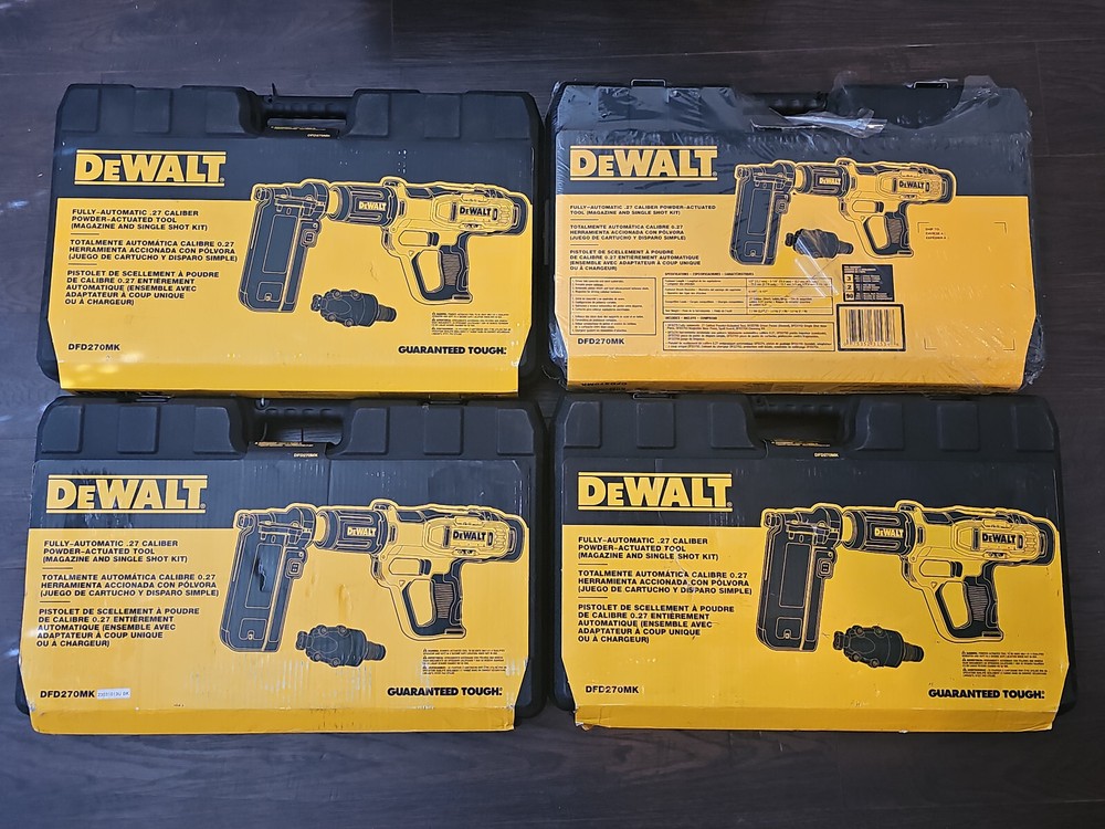 DeWalt Fully-Auto .27 Caliber Powder-Actuated Tool, Single Shot Kit, DFD270MK