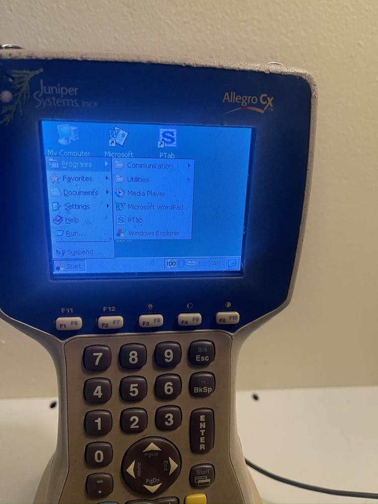 Juniper Systems Allegro CX Handheld Data Collector "Color Screen"