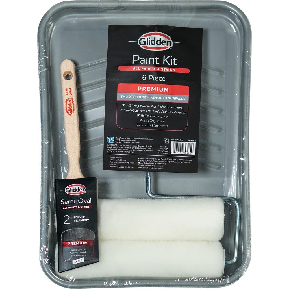 Glidden 6 Piece Premium Paint Tray Kit