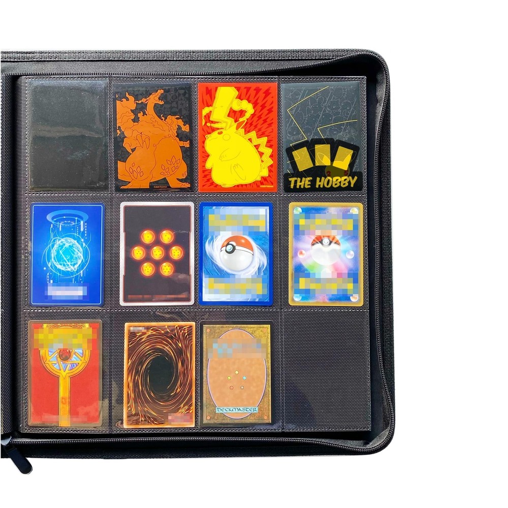 Zippered Binder | Sideload 528 Cards | 4x3 Layout for Master Sets/Play Sets |...