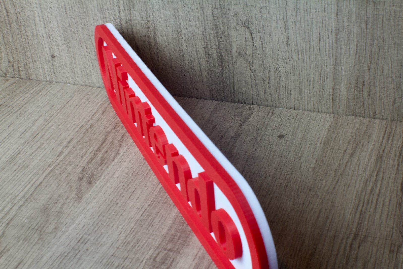 Large Nintendo Logo Video Game Wall Art Collectable Sign