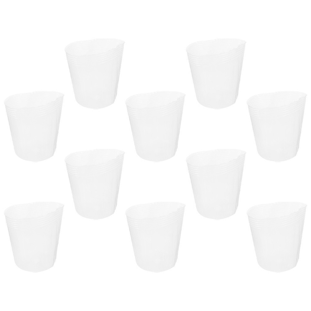 10 Pcs Planter Insert Replacement Plastic Pot Liner Flowerpot Inner Pad