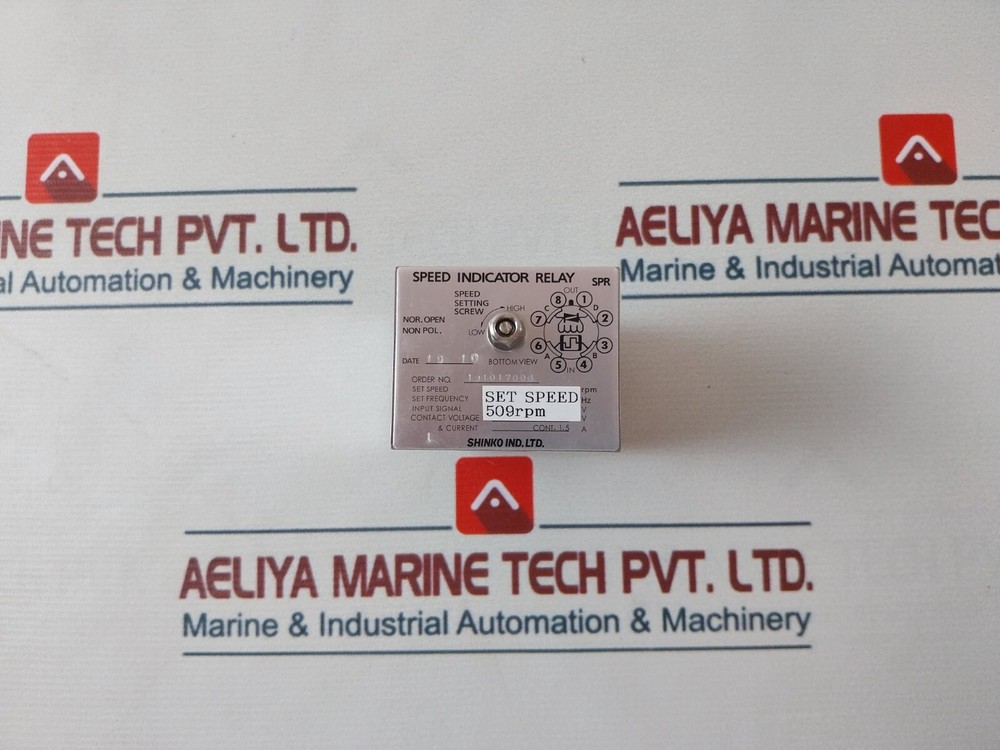 Shinko 191017008 Speed Indicator Relay