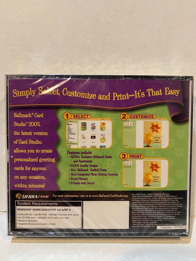 Hallmark Card Studio Deluxe 2003