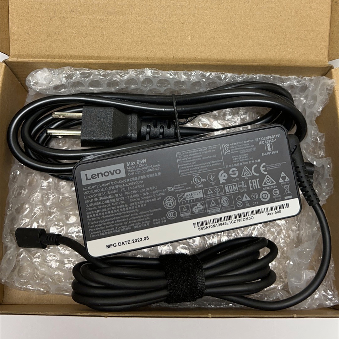 Genuine OEM 65W USB-C Type-C Lenovo Adapter Charger ADLX65YDC2A ThinkPad Yoga