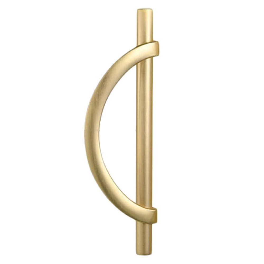 2Pcs Gold Cabinet Pulls Drawer Pulls Half  Shape Cabinet Pulls Drawer7250