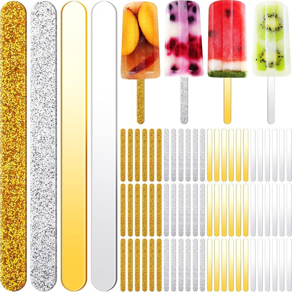 Glitter Acrylic Sticks Party Crafts