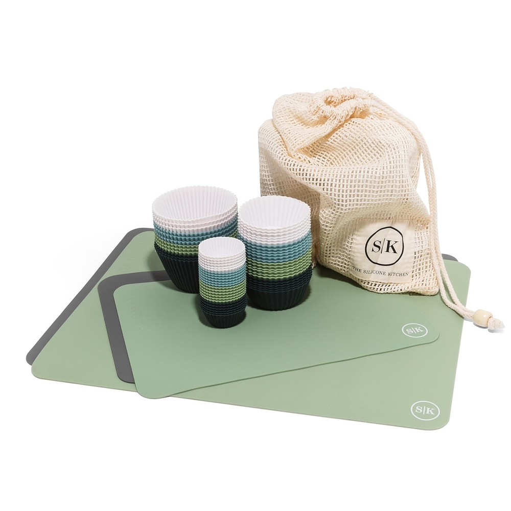 Starter Set Gift Bundle, 24 Regular, 12 Jumbo, 24 Mini Baking Cups, 2 Half-, ...