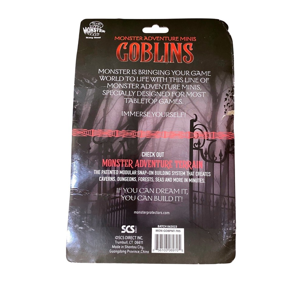 MONSTER Minis Goblins 8-Pack Hand Painted Table RPG Figures D&D Comp. New w/Box