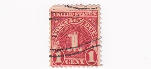 STAMP US SCOTT J80 "Numeral 1" 1 Cent 1931 3rd GEN USED - R