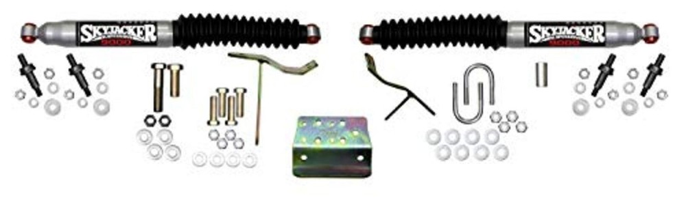 DUAL STABILIZER KIT, SILVER W/BLACK BOOTS