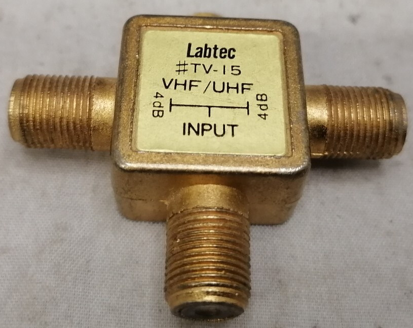 Labtec 2-Way Coaxial Splitter