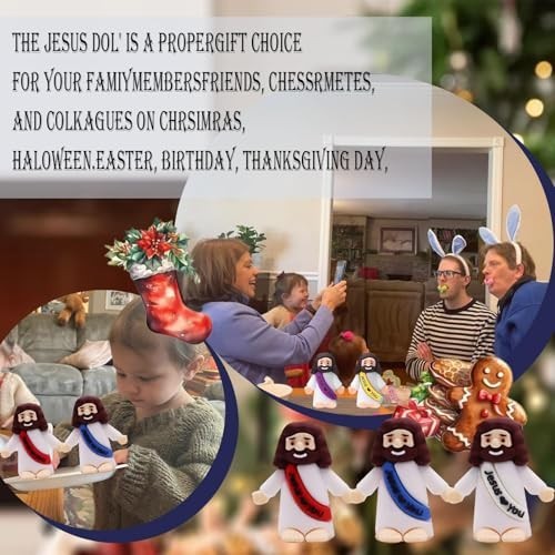 Little Jesus Figures, Mini Jesus Figurines in Bulk, Multicolor Tiny Jesus Figure