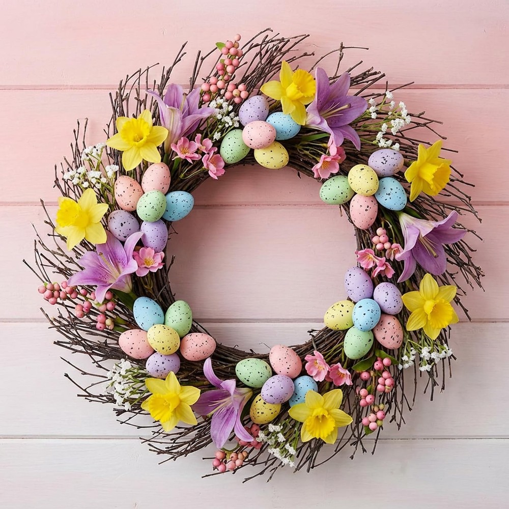 300 Pcs Mini Easter Eggs Speckled Foam Easter Eggs, 3 Sizes Artificial Easter...