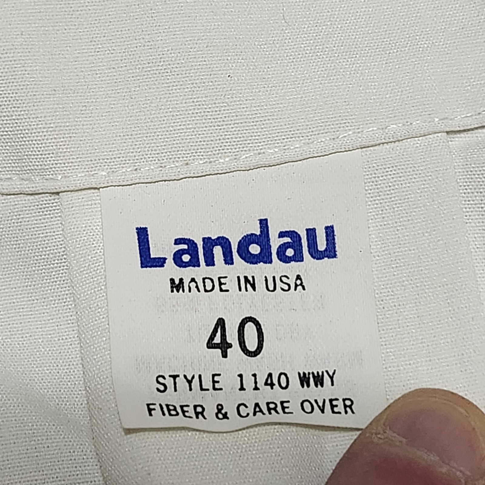 Vtg Peoples Drug Store Pharmacist White Lab Coat Full Zip Size 40 (M) EUC USA