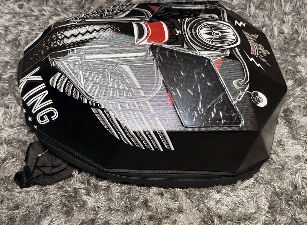 Motorcycle Backpack,with LED eyes,app Control