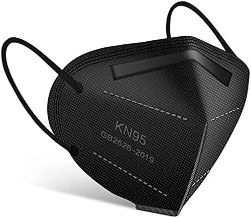 KN95 - 5 Layer Face Mask (30 pcs) black