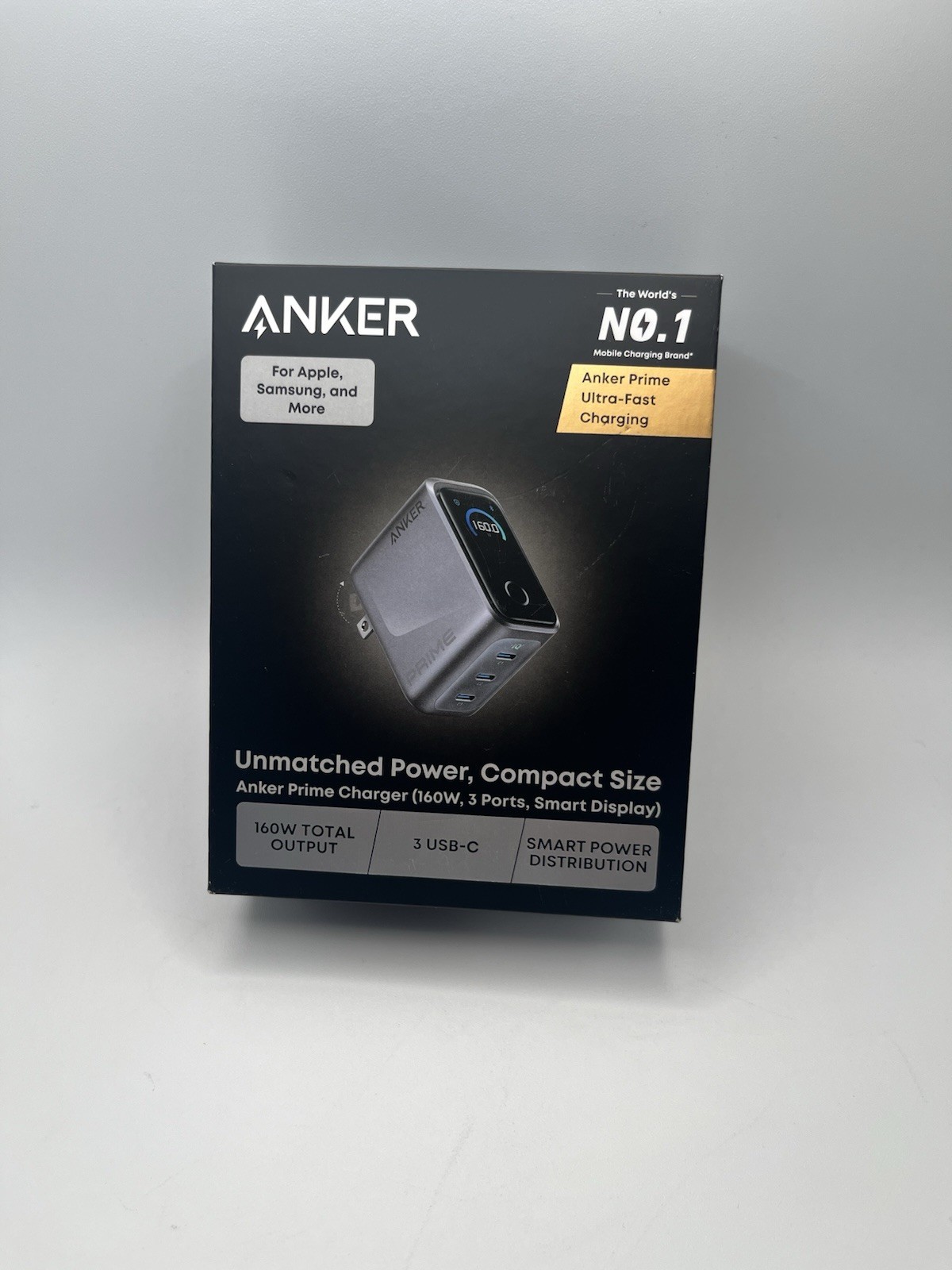 Anker Prime GaN Charger, 160W 3-Port USB C Newest Model