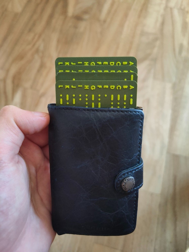 Wallet Card Morse Code Card