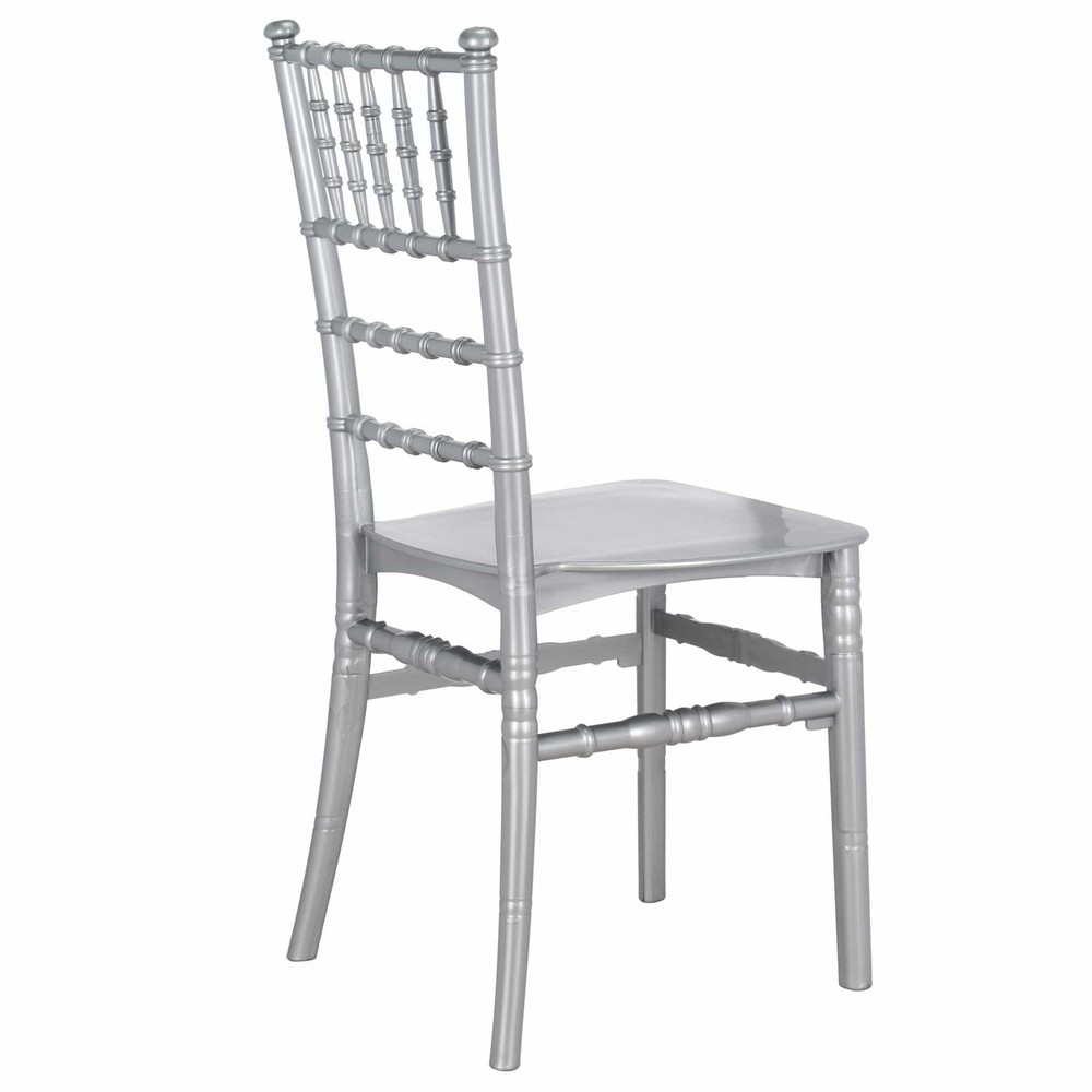 Silver BasicResin™ Chiavari Chair by Chivari